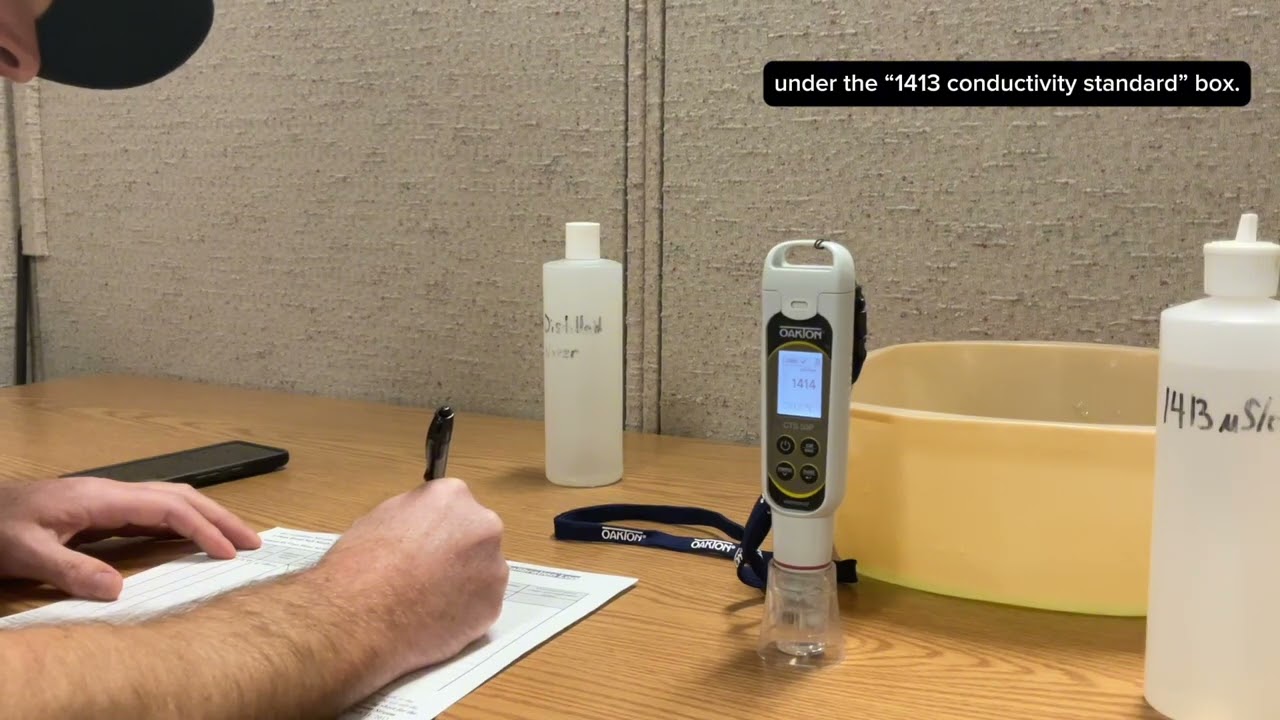 Calibrate OAKTON CTS 50P Specific Conductivity Meter
