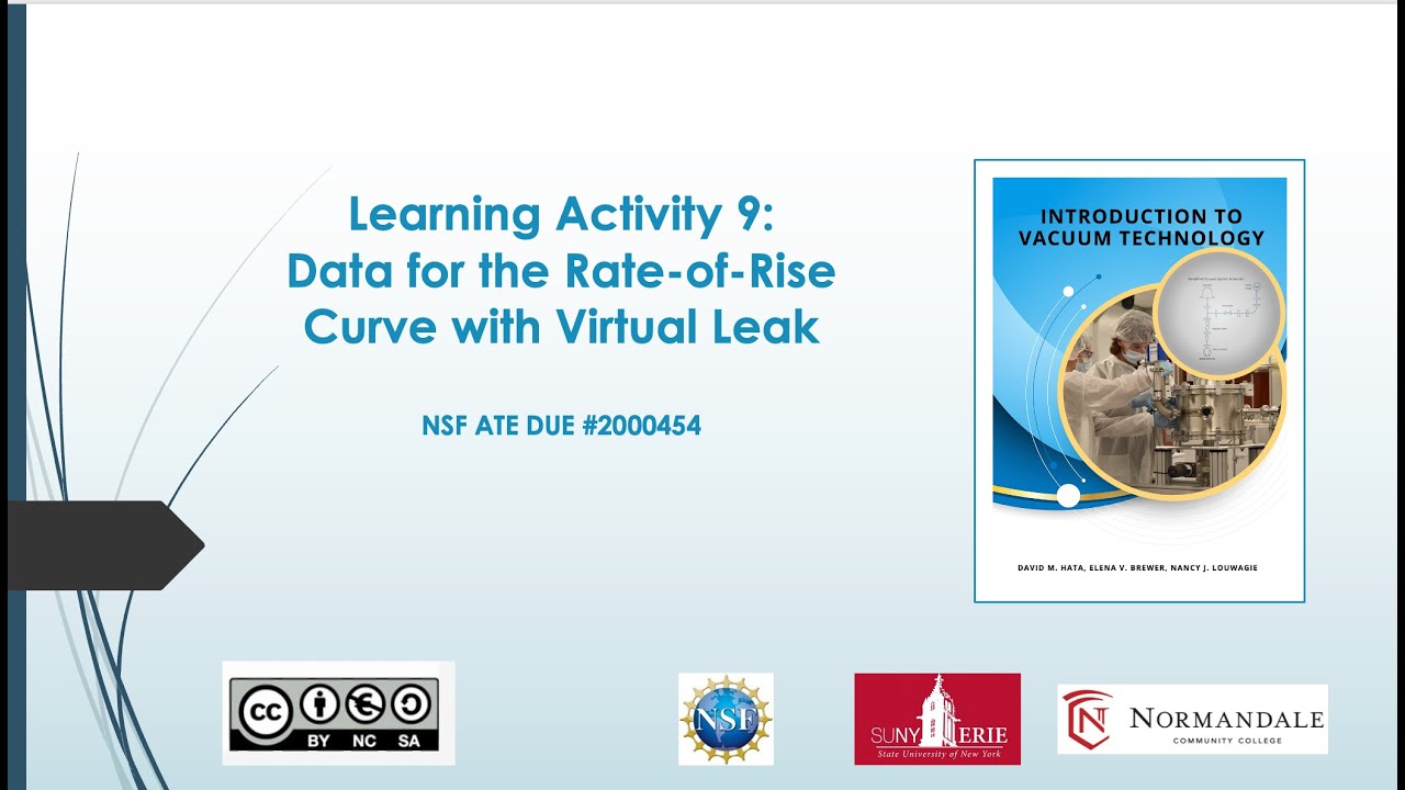 Learning Activity 9: Data for the Rate-o- Rise Curve with Virtual Leak