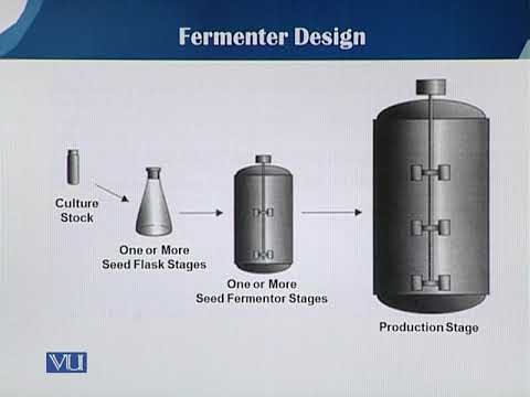 Fermenter Design 1 — Principles of Biochemical Engineering, Virtual University of Pakistan