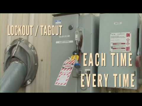 Control of Hazardous Energy for lockout/tag out