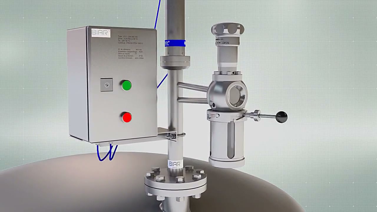 Demonstration of closed process sampling equipment
