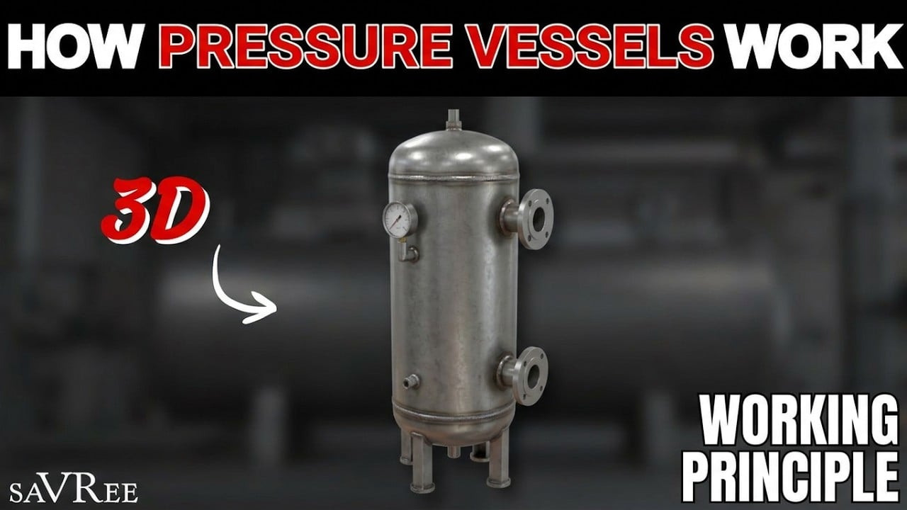 Pressure Vessels Explained (Non-Fired Compressed Air) | 3D Animation