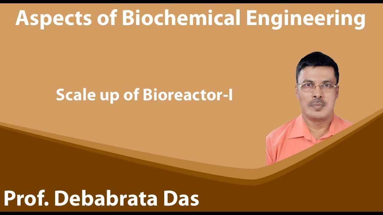 Lecture 45: Scale up of Bioreactor-I — Aspects of Biochemical Engineering IIT Kharagpur