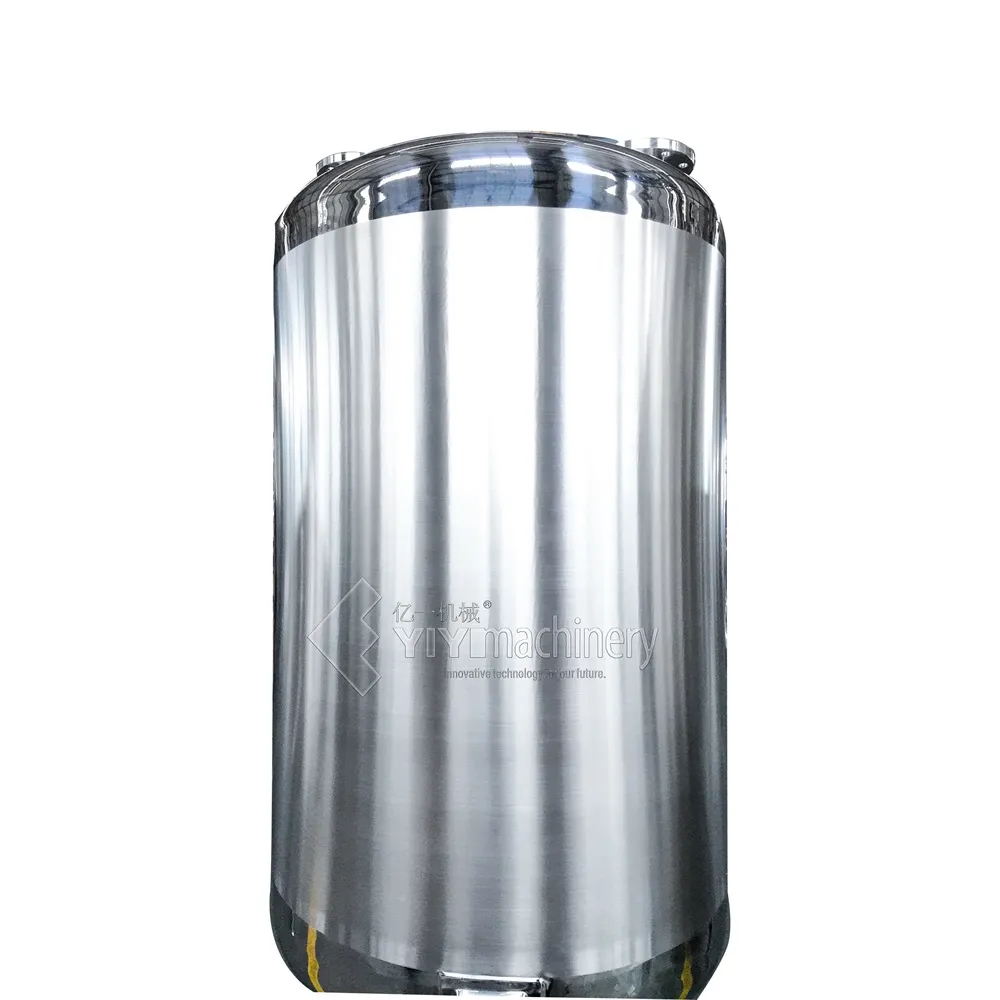 Configurable stainless steel alcohol tank proposed for ethanol RFQ review