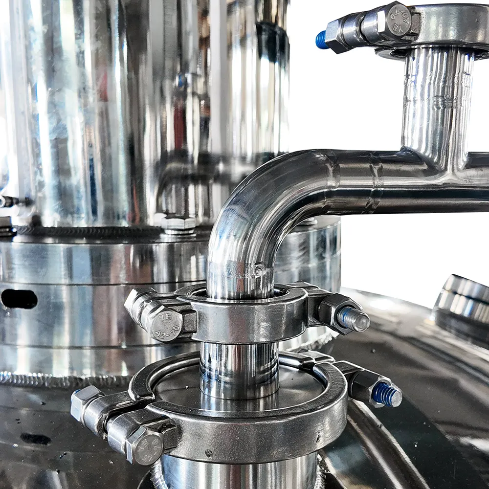 800 liter stainless steel mixing tank configured for oil jacket heating