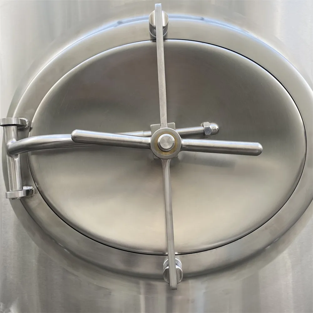 Sanitary stainless steel vessel interior finish for dairy service