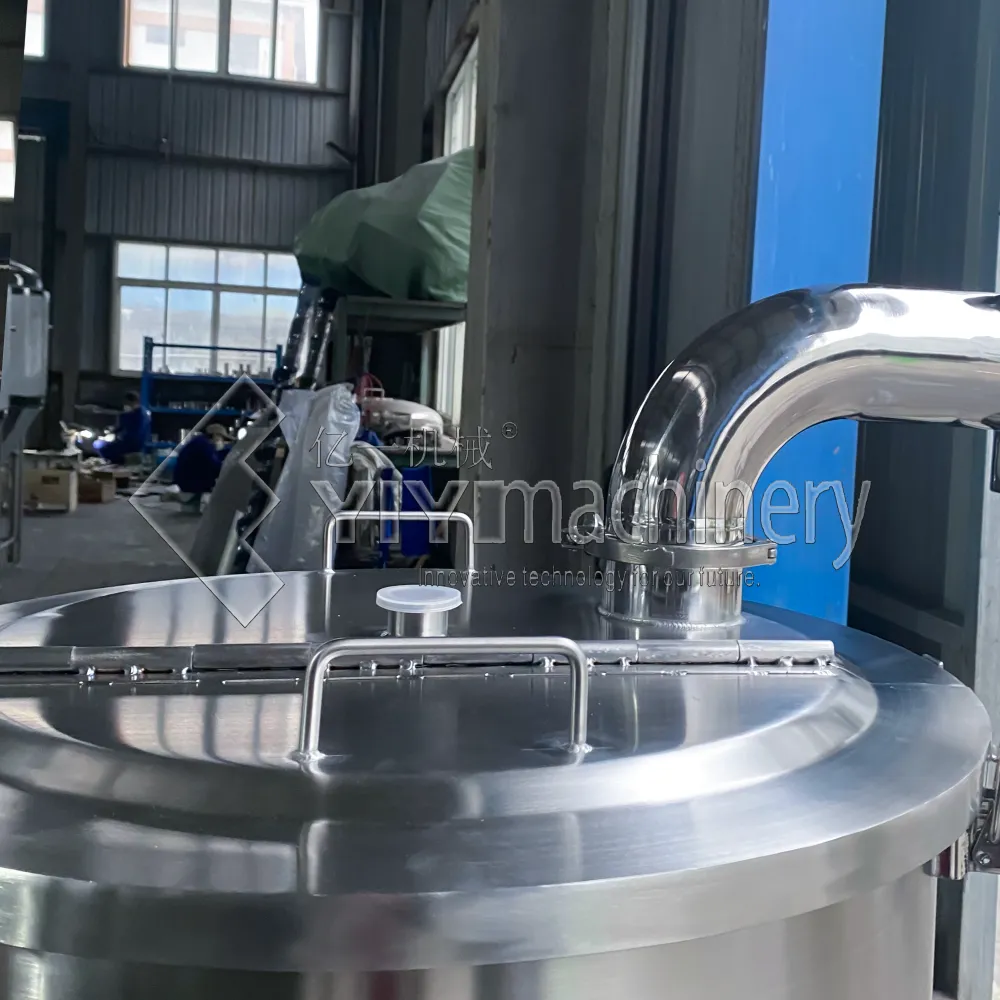 Jacketed and insulated stainless steel vessel showing thermal insulation planning