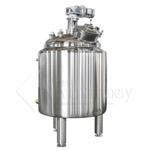 Heated mixing tank with sight glass jacket