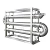 Sanitary shell and tube (multi-pass tube) heat exchanger