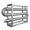Sanitary shell and tube (multi-pass tube) heat exchanger