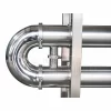 Sanitary shell and tube (multi-pass tube) heat exchanger