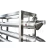 Sanitary shell and tube (multi-pass tube) heat exchanger