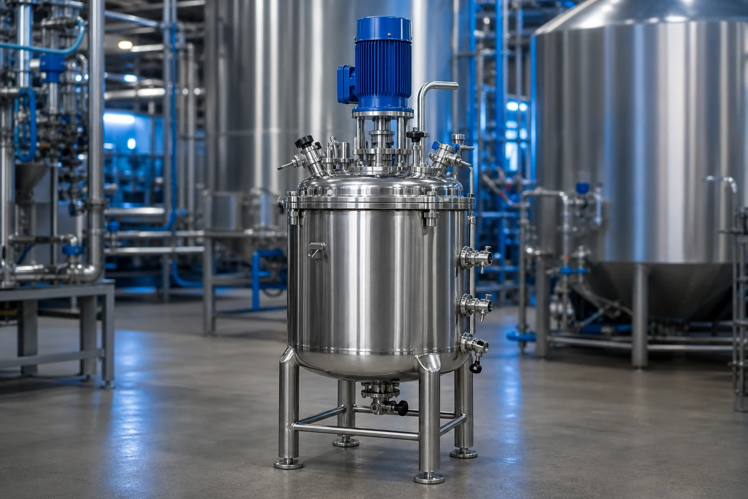 Stainless steel reactor used to explain material and fabrication record requests