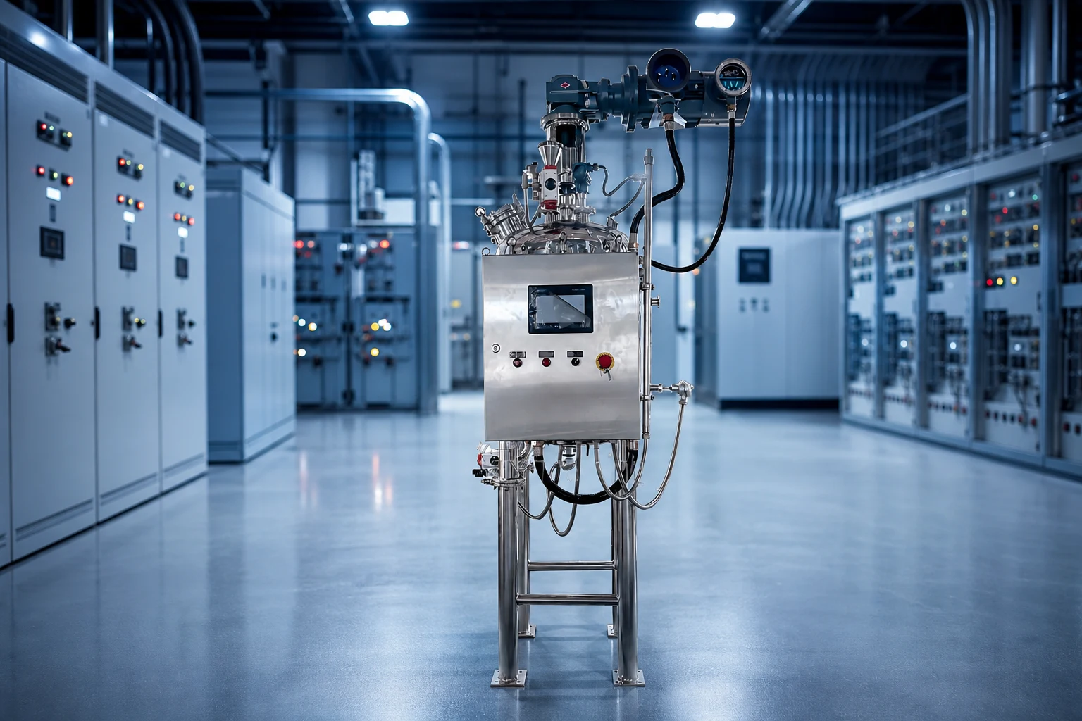 emulsifying reactor concept illustration (not a product photo)