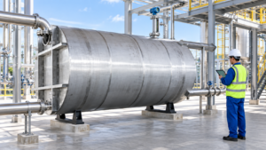Horizontal stainless steel storage tank under turnover rate review