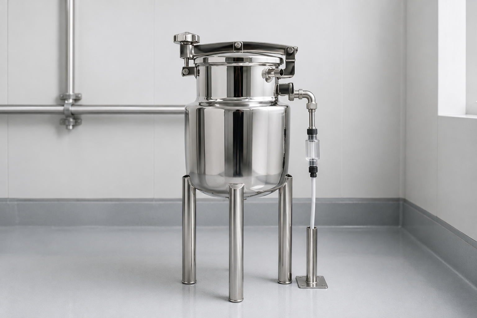 caustic dosing tank material selection industrial equipment