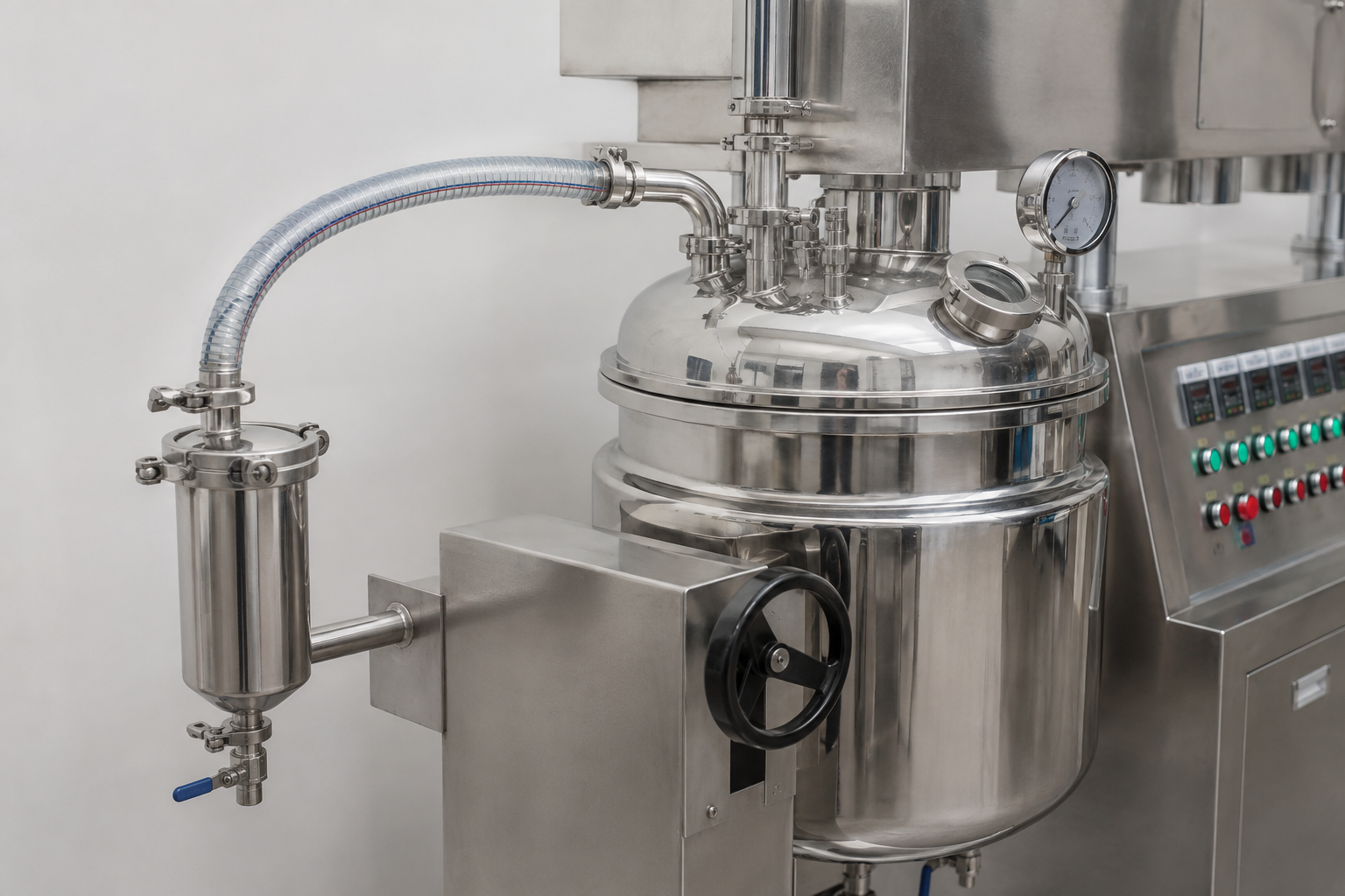 vacuum mixer deaeration troubleshooting process application