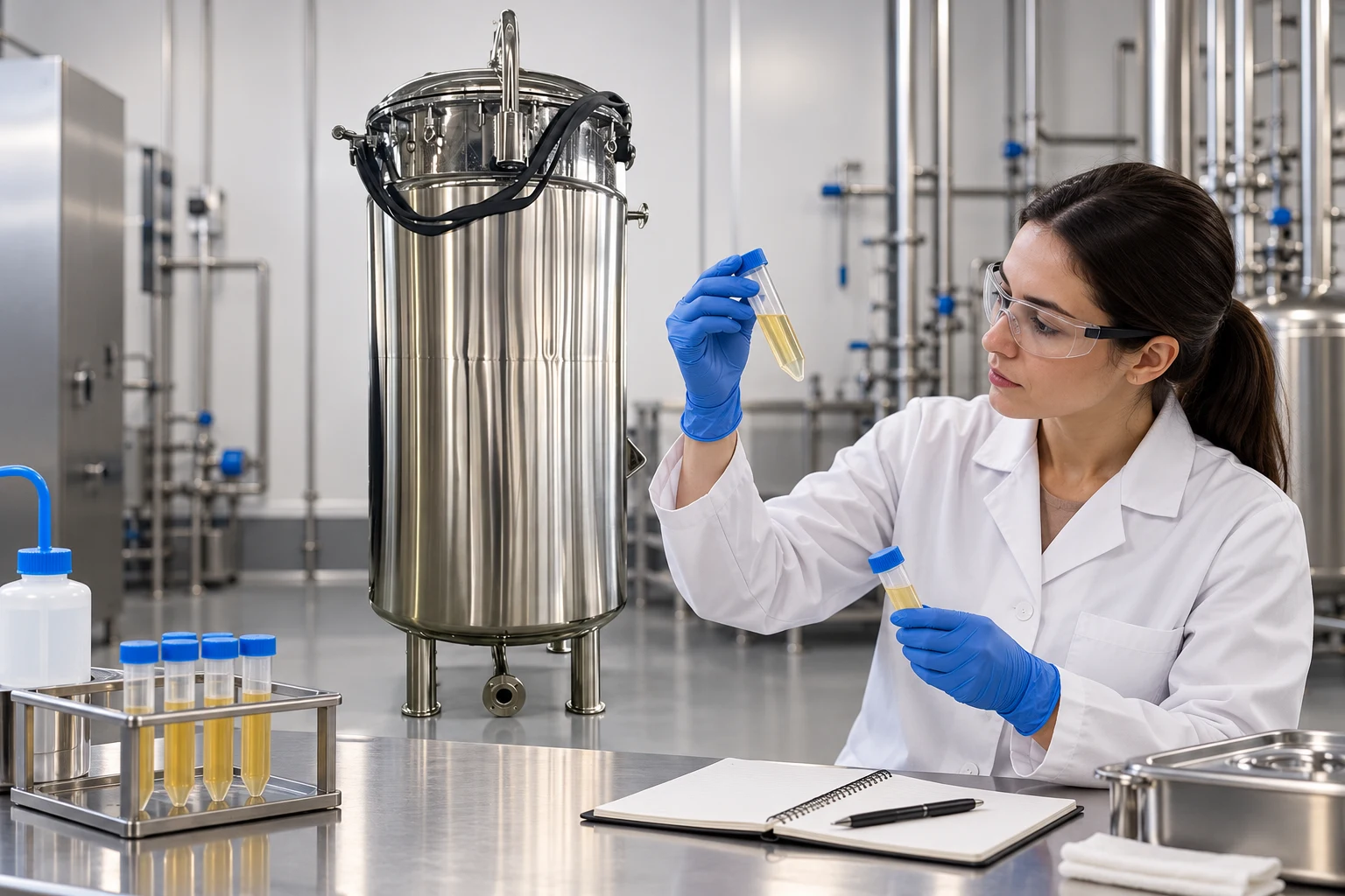 Checking sample identities during a record review