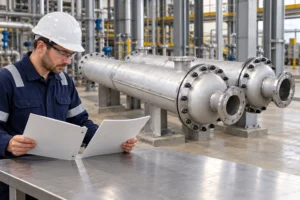 Closed shell-and-tube exchangers beside maintenance decision records