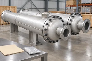 Closed shell-and-tube exchangers in sheltered storage
