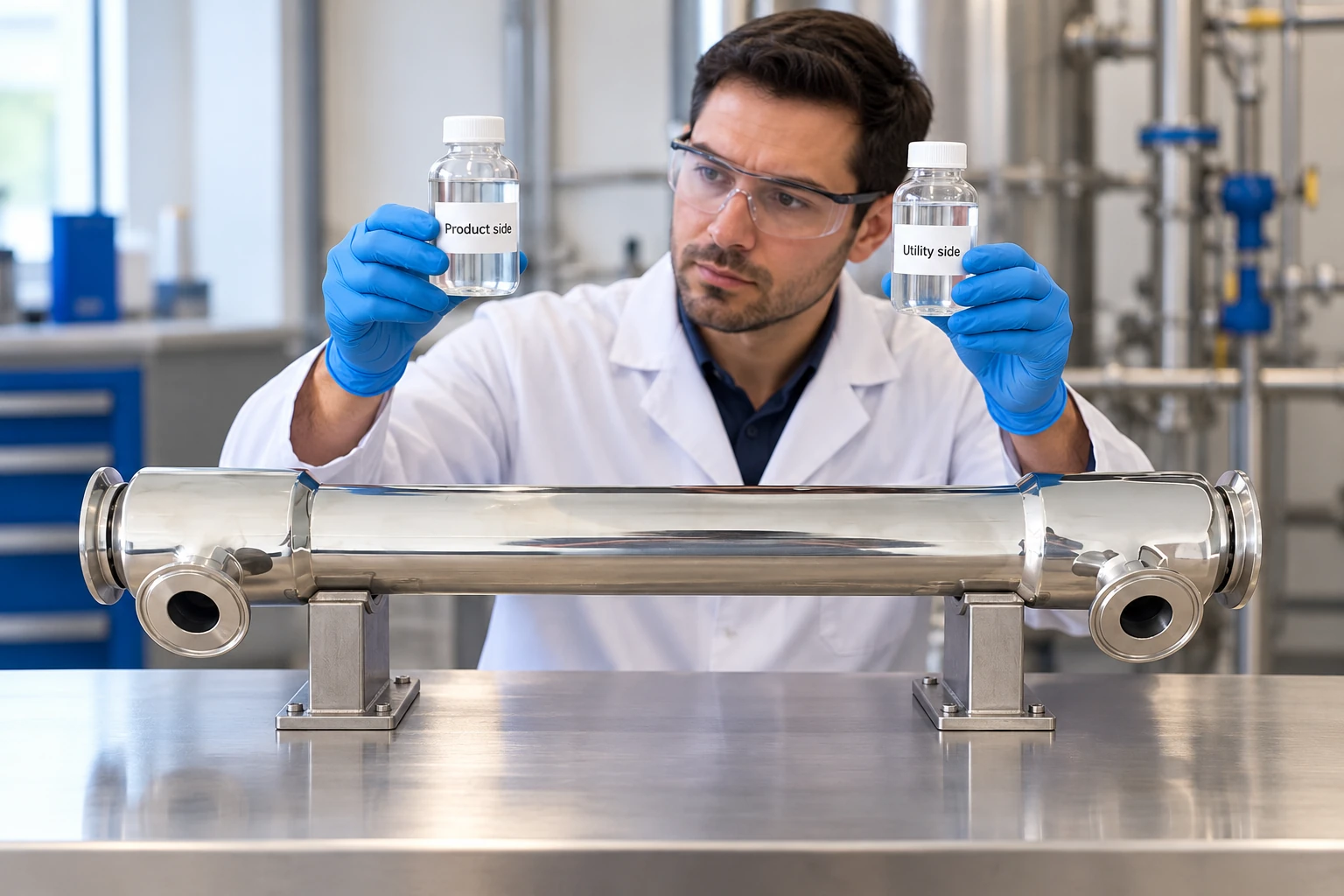 Planning paired circuit samples during an exchanger contamination investigation